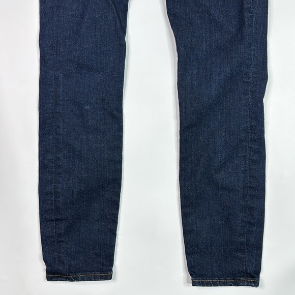 J.Crew 8" Toothpick Dark Wash Skinny Jeans Size 26 - Picture 3 of 12
